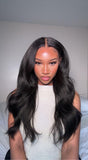 Kinky Straight Invisible HD Lace Front Wig+ Nano-Knot™ Lace Technology