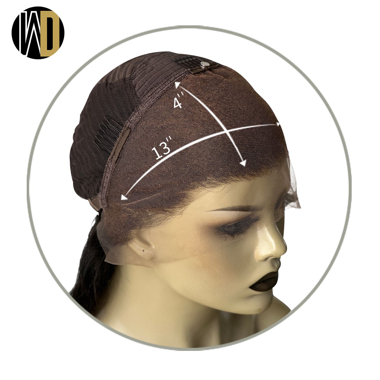 Kinky Straight Invisible HD Lace Front Wig+ Nano-Knot™ Lace Technology