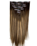 Blonde Highlights Seamless Clip In Hair Extensions