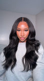 Kinky Straight Invisible HD Lace Front Wig+ Nano-Knot™ Lace Technology