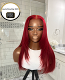 Ruby Red Salon Ready : 5x5 HD Lace Closure Wig