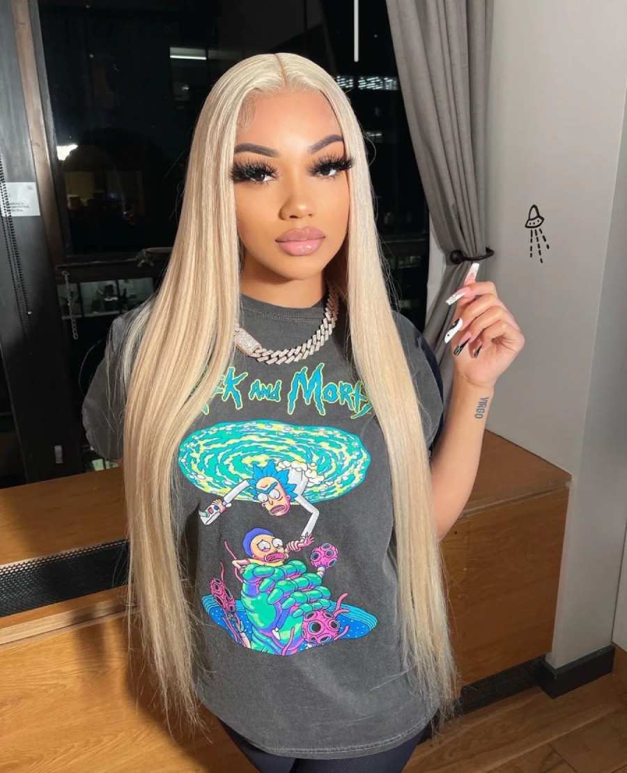 Blonde, full wig 613 Blonde Body Wave Pull Go Drawstring 13x6 Full Lace Front  main image 3