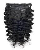Indian Curly Seamless Clip In Hair Extensions